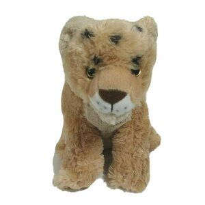 Wild Republic Lion Cub Wild Cat Plush Stuffed Animal Realistic Tan Brown 11 inch